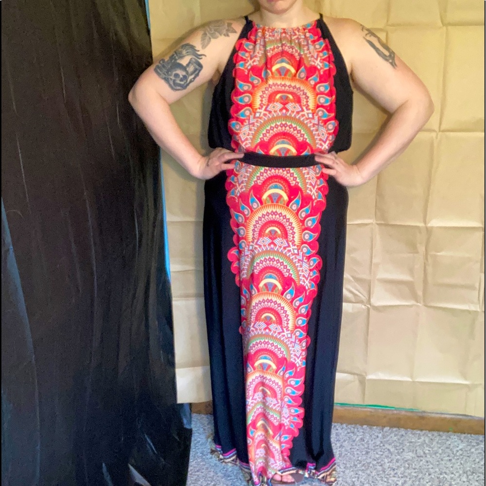 New York & Co. halter maxi dress